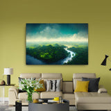 Amazon Tropical Blue Sky -  Canvas Galant Art