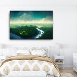 Amazon Tropical Blue Sky -  Canvas Galant Art