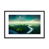 Amazon Tropical Blue Sky - Framed Galant Art