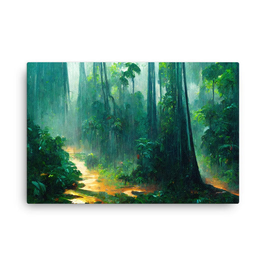 Amazon Tropical Mud - Canvas Galant Art