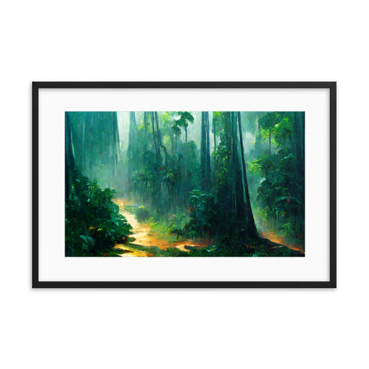 Amazon Tropical Mud - Framed Galant Art