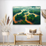 Amazon Tropical muddy River - Canvas Galant Art