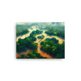 Amazon Tropical muddy River - Canvas Galant Art