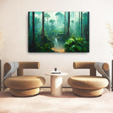 Amazon Tropical Rain - Canvas Galant Art