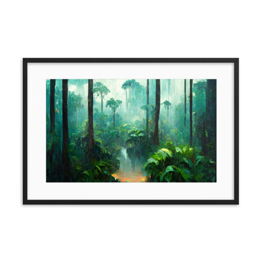 Amazon Tropical Rain - Framed Galant Art