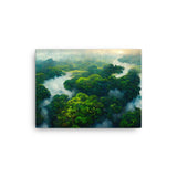 Amazon Tropical River - Canvas Prints Galant Art