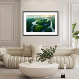 Amazon Tropical River - Framed Galant Art