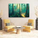 Amazon Tropical Sun Rays - Canvas Galant Art