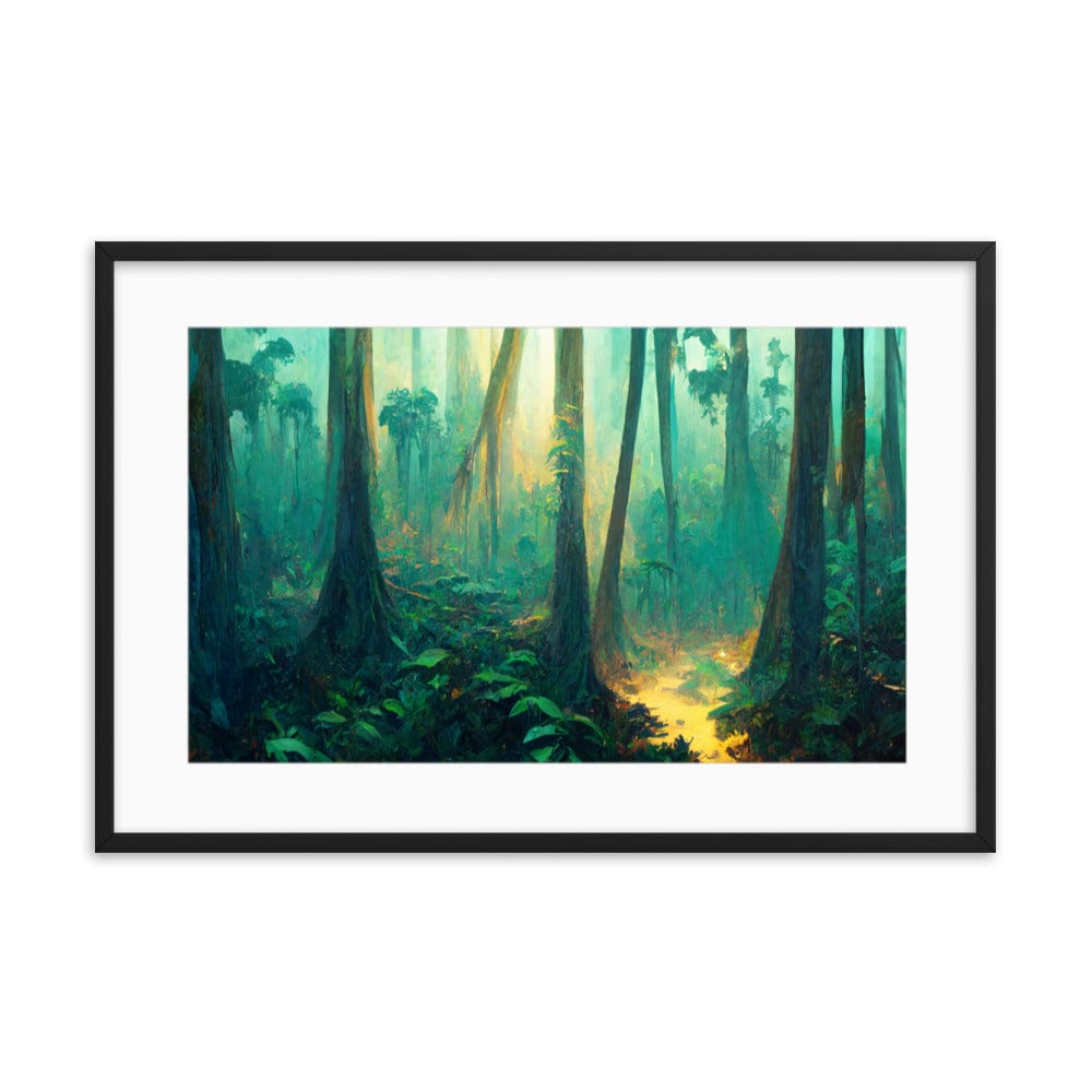 Amazon Tropical Sun Rays - Framed Galant Art