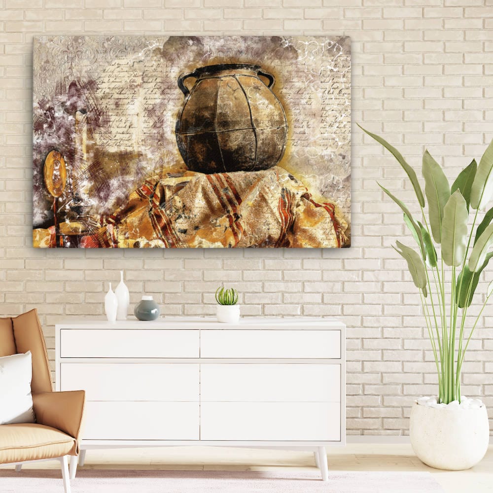 Ancient Big Jar Canvas Galant Art