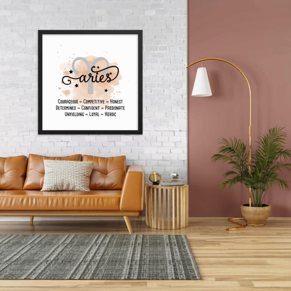 Aries Zodiac Poster Wall Art Galant Art