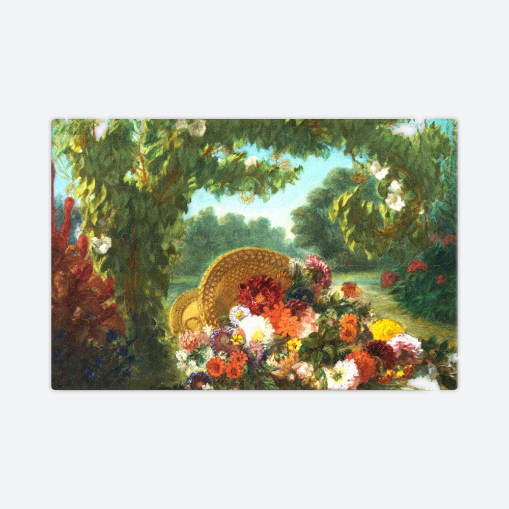 Basket Of Flowers Canvas Galant Art