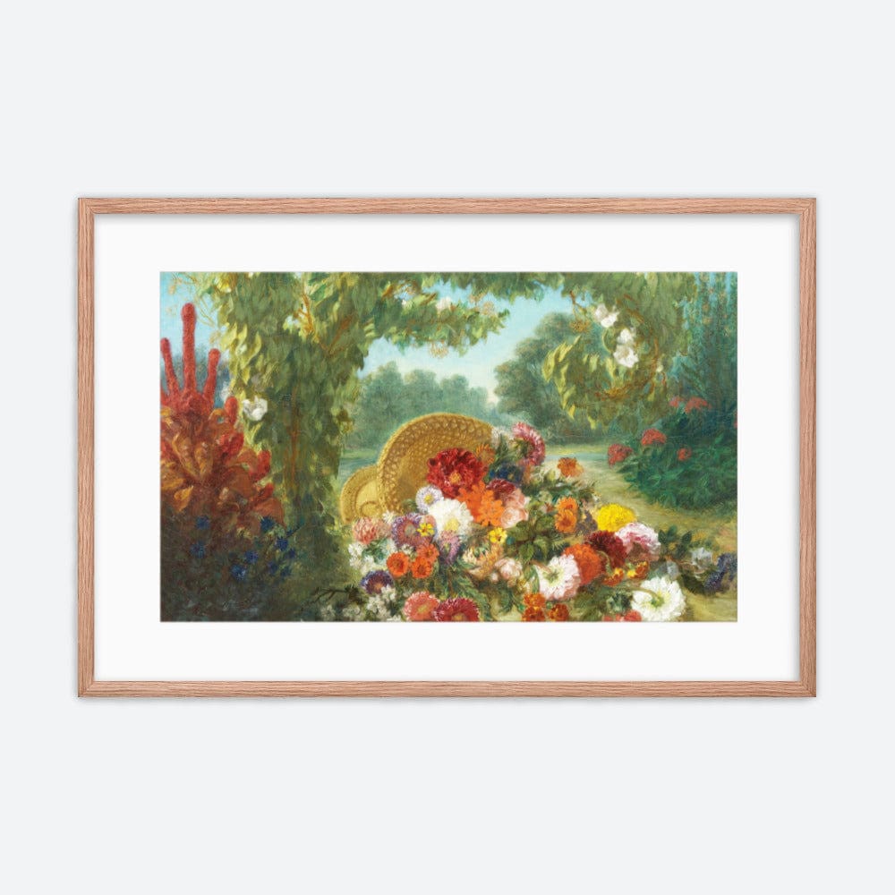 Basket Of Flowers Framed Galant Art