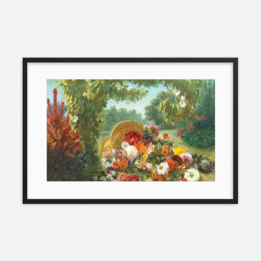 Basket Of Flowers Framed Galant Art