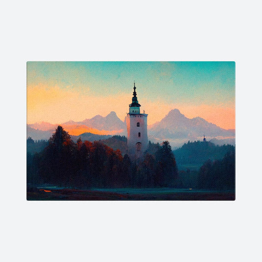 Bavaria Green Filed Evening Galant Art