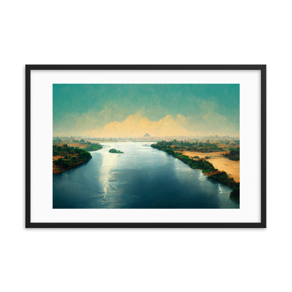 Beautiful Nile River Framed wall Art Galant Art