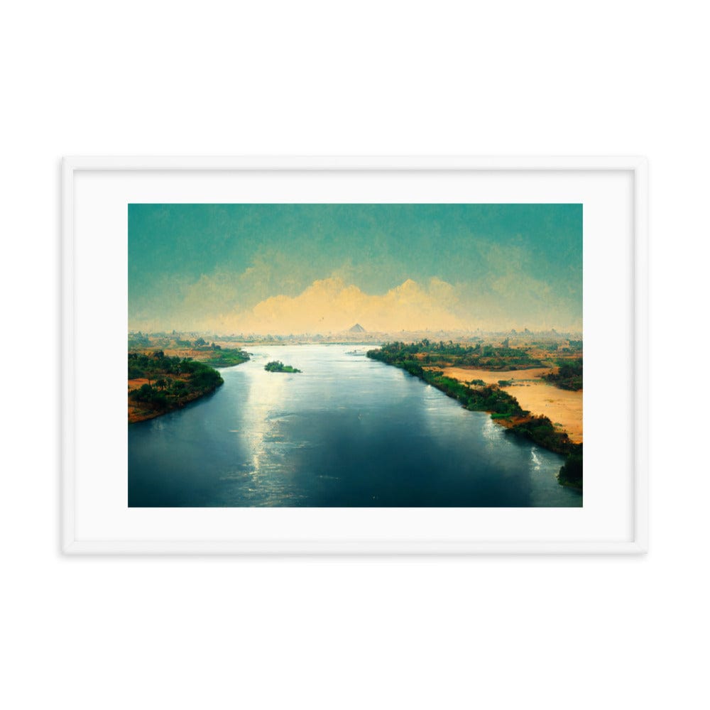 Beautiful Nile River Framed wall Art Galant Art