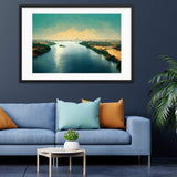 Beautiful Nile River Framed wall Art Galant Art