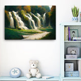 Beautiful Waterfalls  France Galant Art