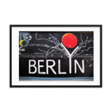 Berlin Wall Barbed Wire Framed Galant Art