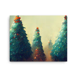 Big Christmas Trees Canvas Galant Art