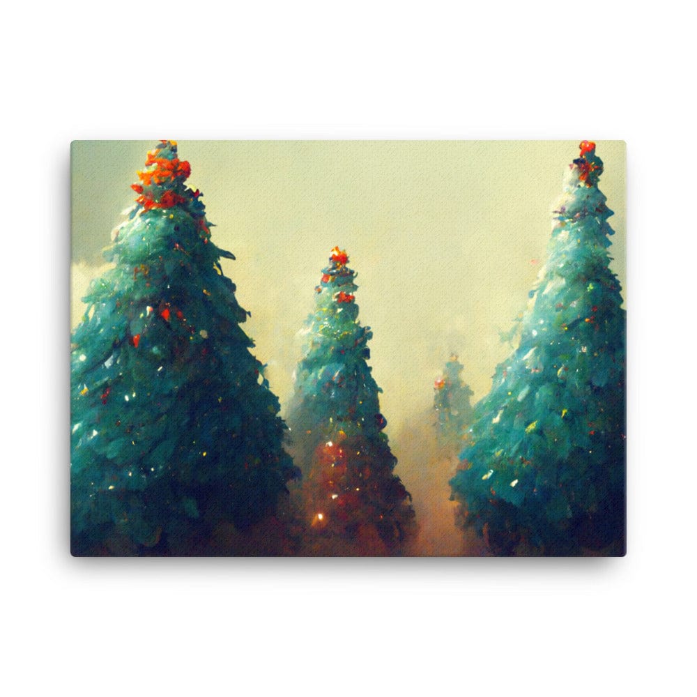 Big Christmas Trees Canvas Galant Art