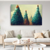 Big Christmas Trees Canvas Galant Art