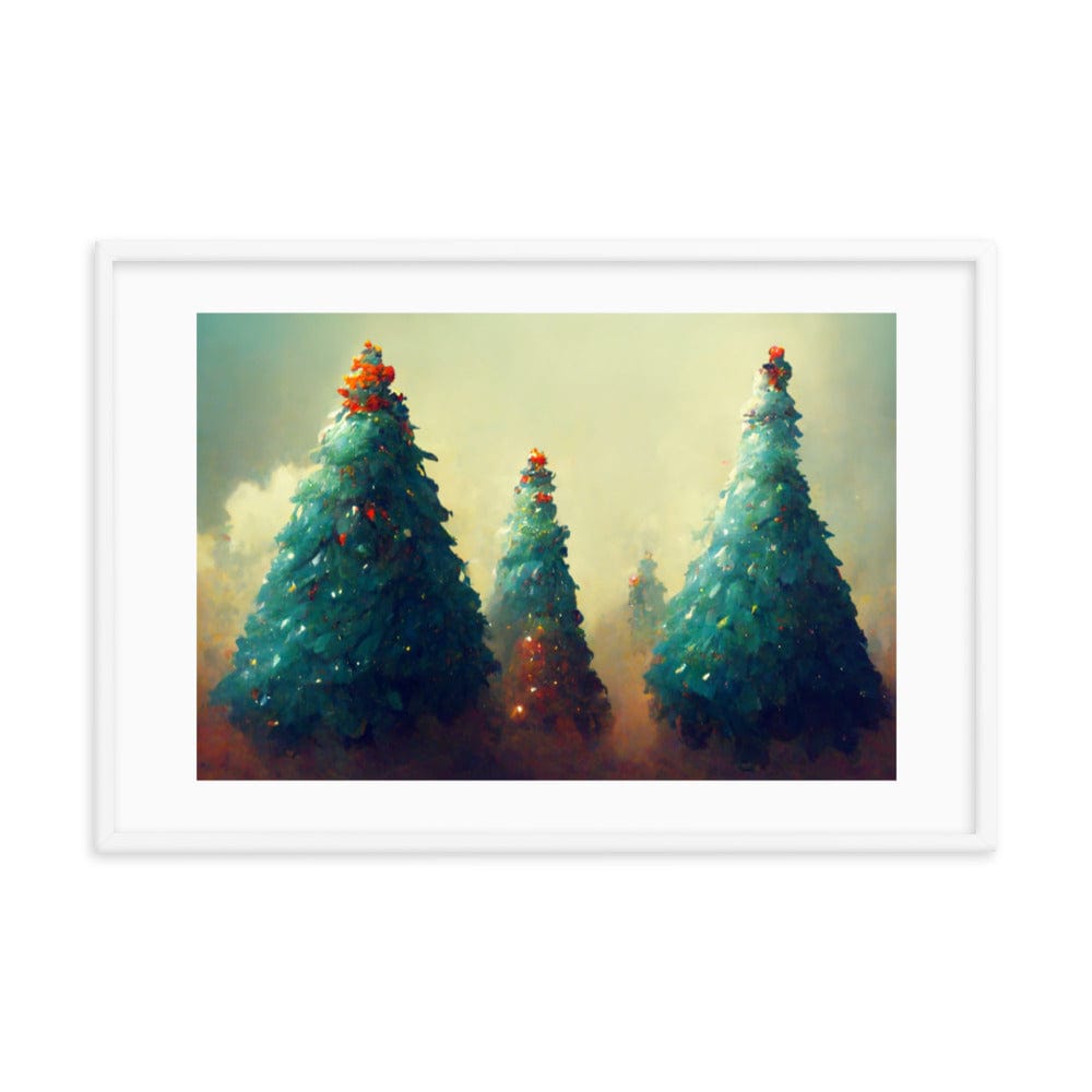 Big Christmas Trees Framed Galant Art