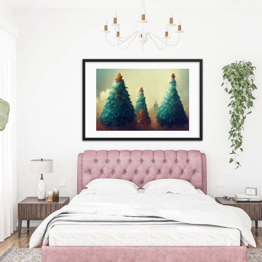 Big Christmas Trees Framed Galant Art