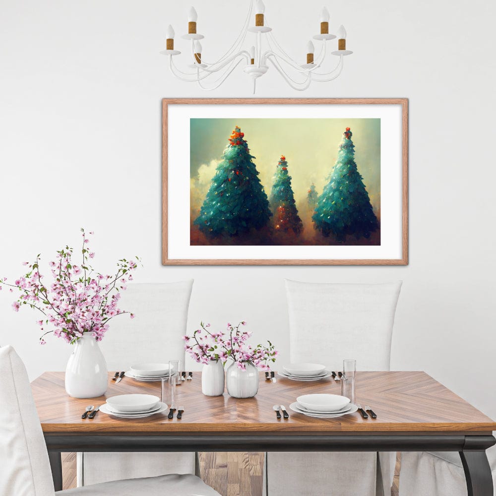 Big Christmas Trees Framed Galant Art