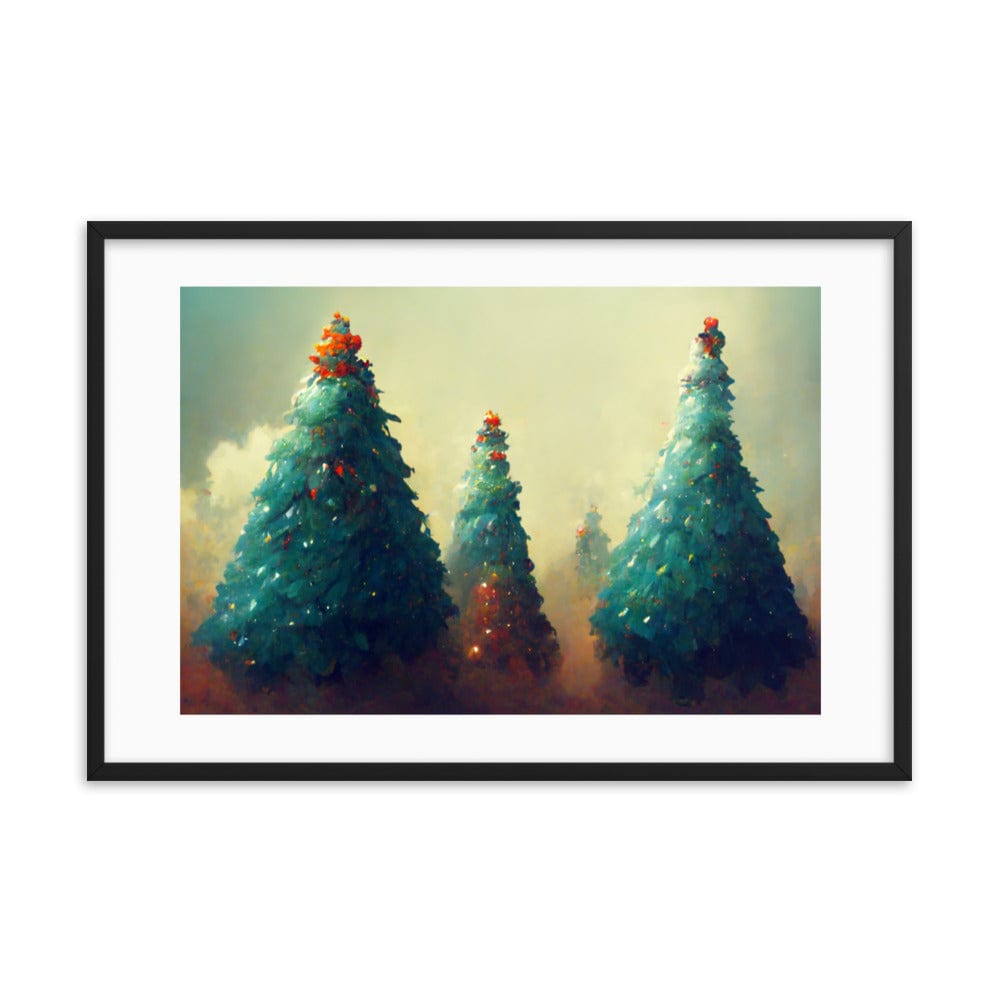 Big Christmas Trees Framed Galant Art