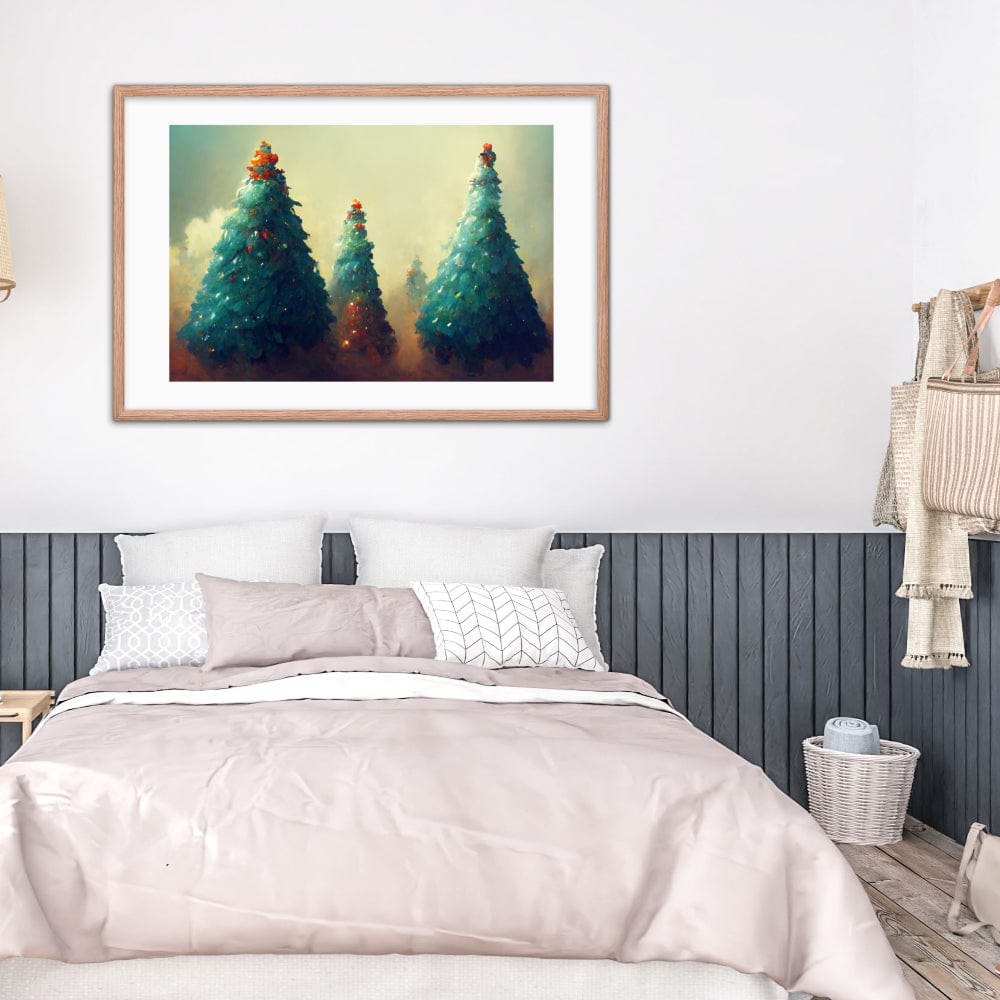 Big Christmas Trees Framed Galant Art