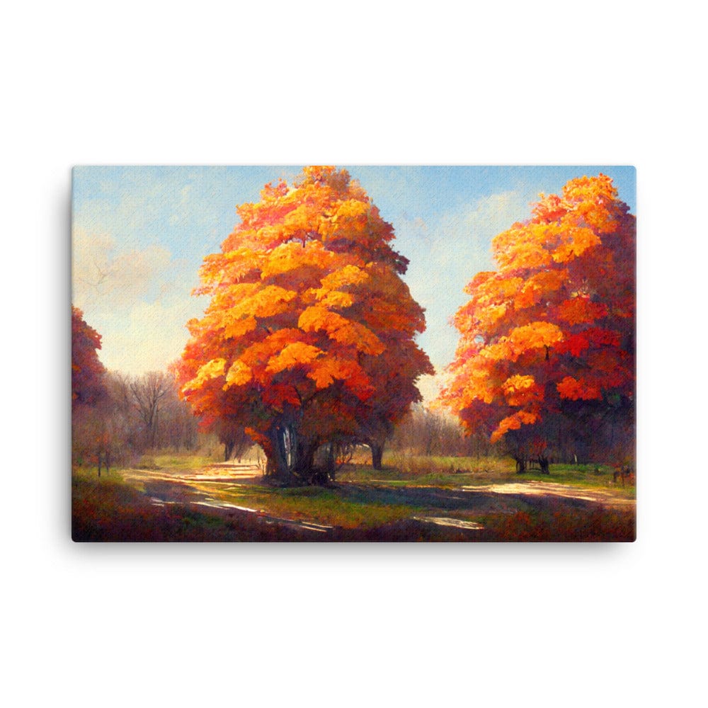 Big Foliage Maple Trees Canvas Galant Art