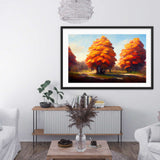 Big Foliage Maple Trees framed Galant Art