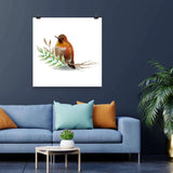 Bird Wall Art With Green Branches Galant Art