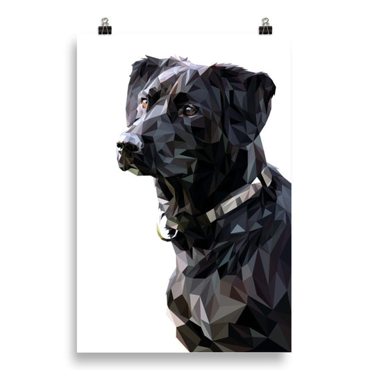 Black Dog Poly Galant Art