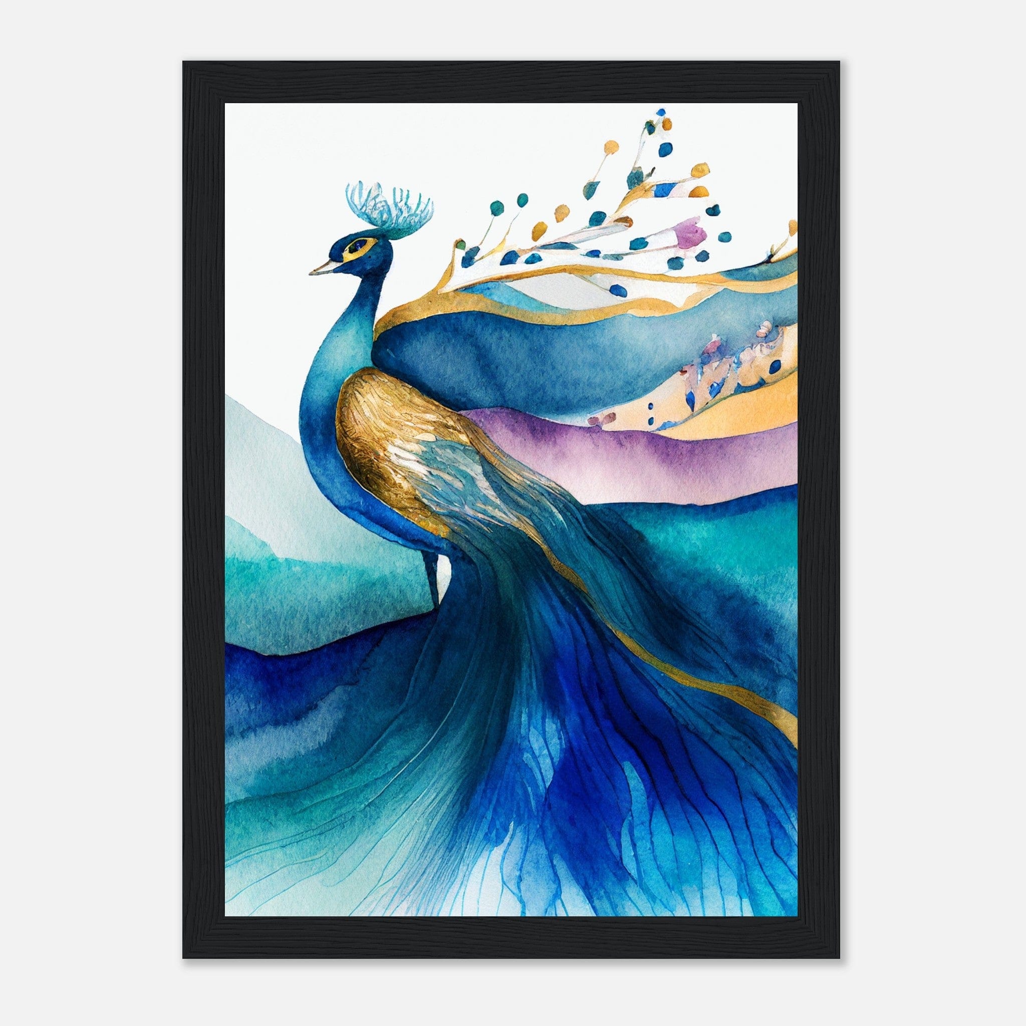 Blue Peacock Galant Art