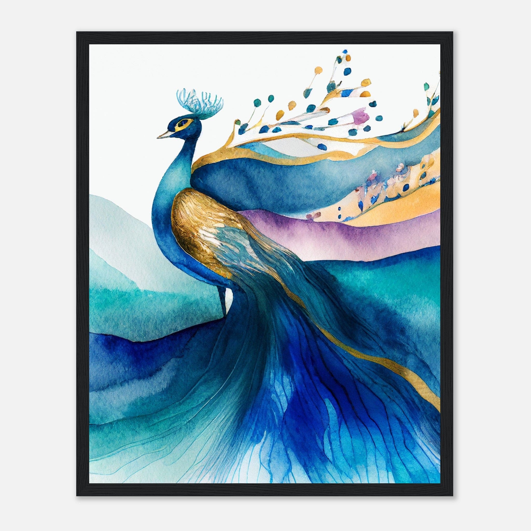 Blue Peacock Galant Art