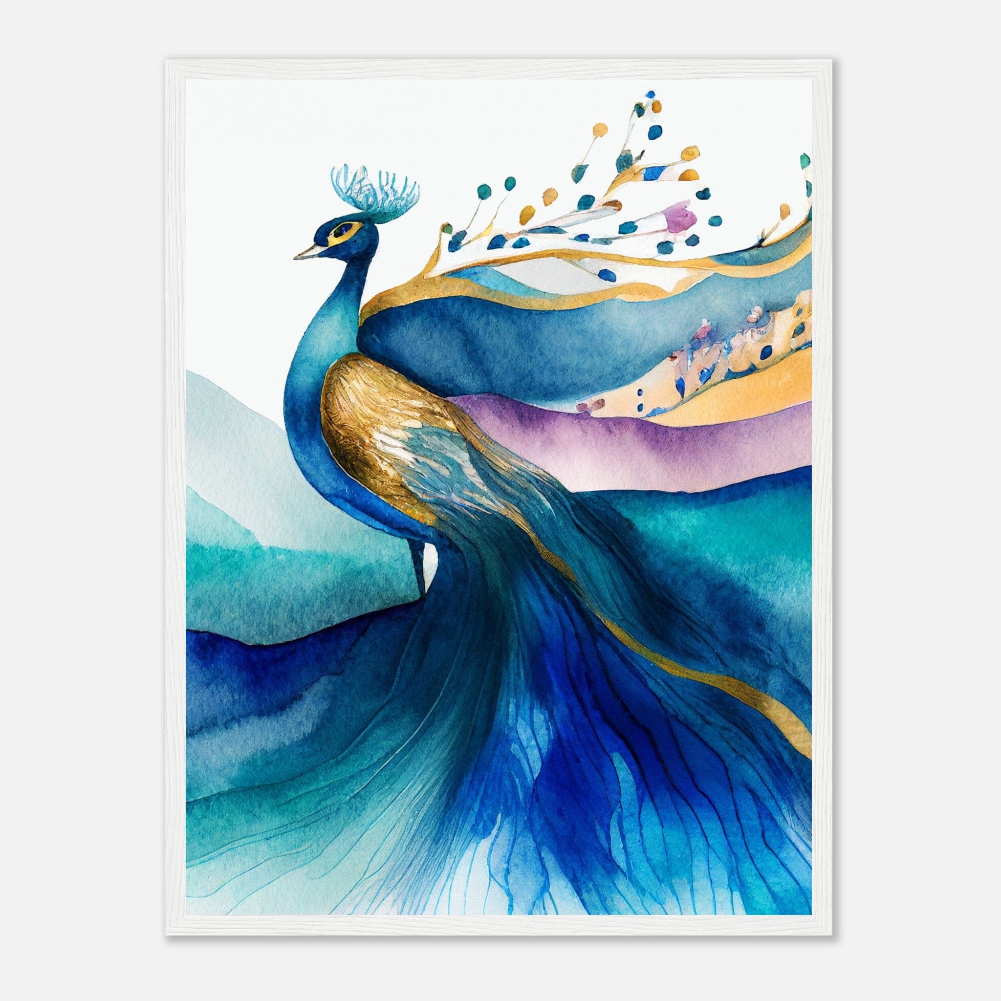 Blue Peacock Galant Art