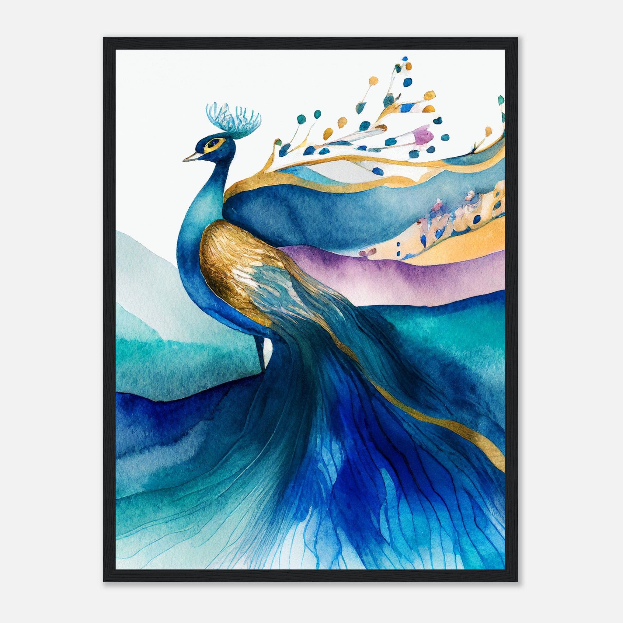 Blue Peacock Galant Art