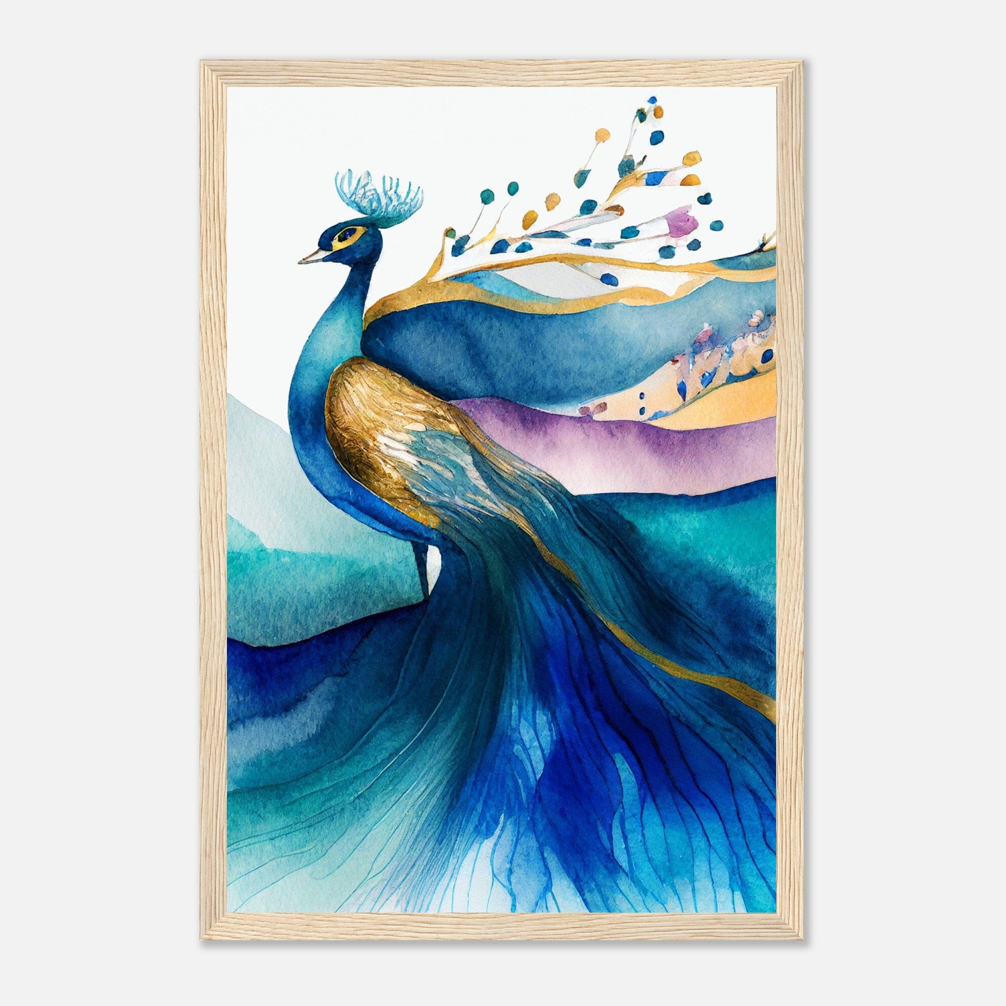 Blue Peacock Galant Art