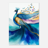 Blue Peacock Wall Art Galant Art -G