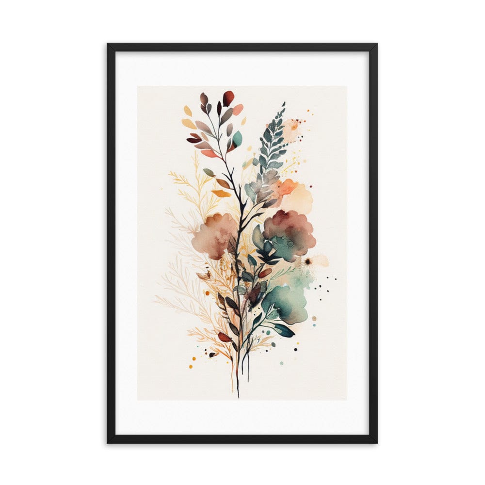 Boho Aesthetic Framed Galant Art