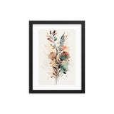 Boho Aesthetic Framed Galant Art