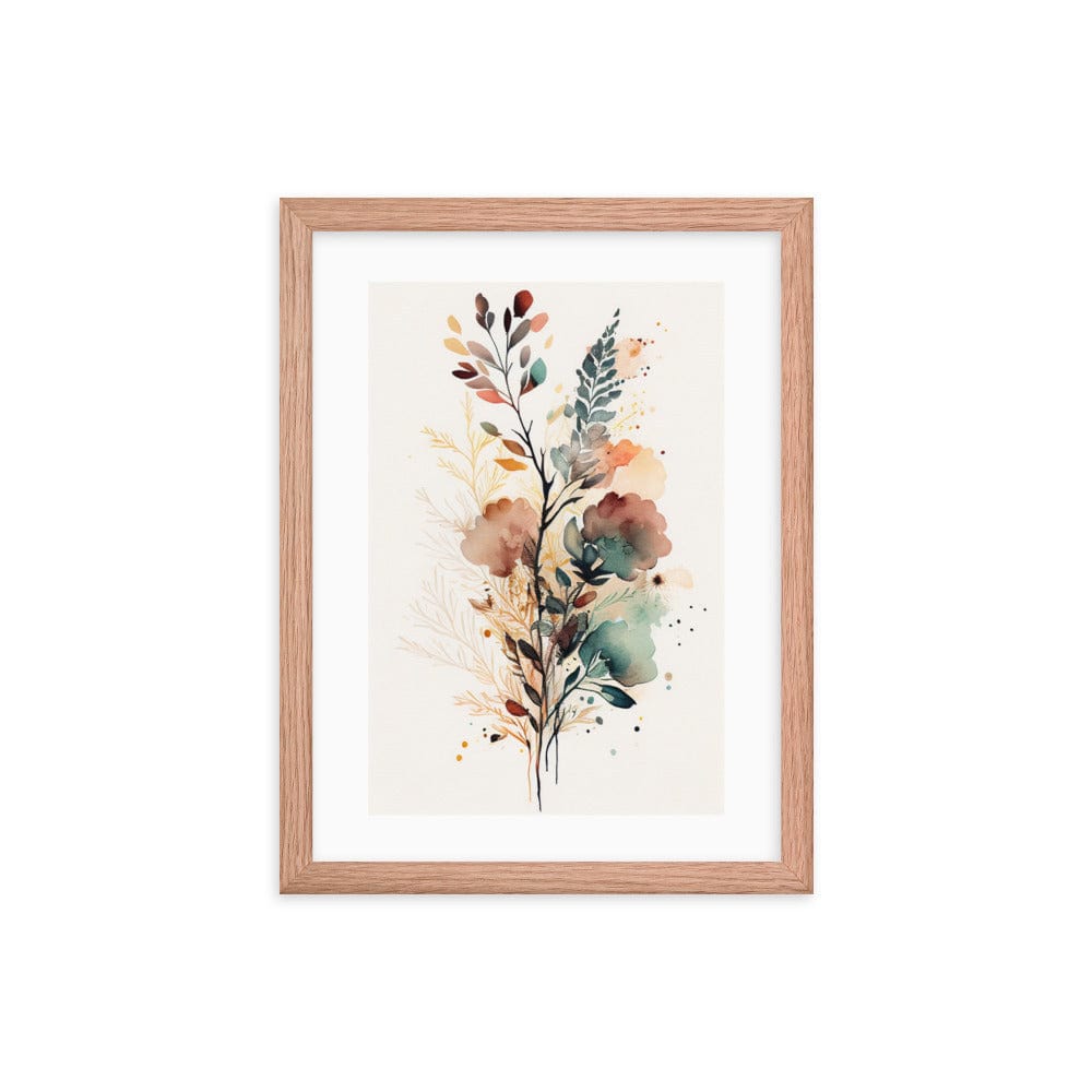 Boho Aesthetic Framed Galant Art