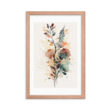 Boho Aesthetic Framed Galant Art