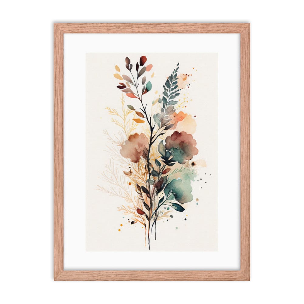 Boho Aesthetic Framed Galant Art