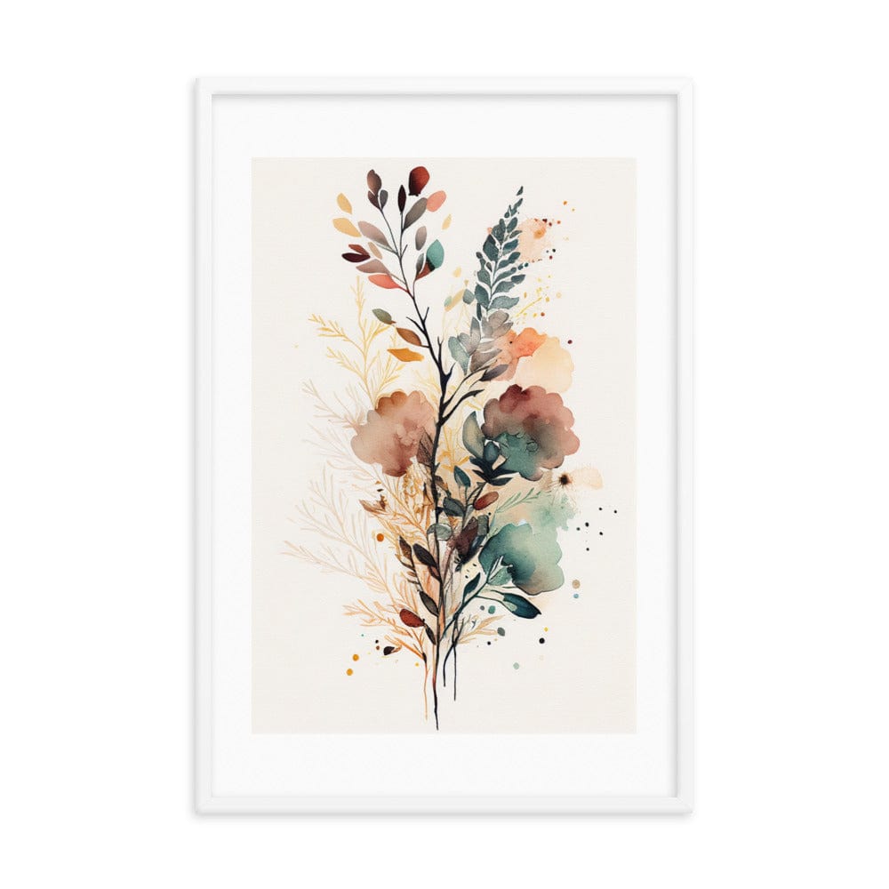 Boho Aesthetic Framed Galant Art