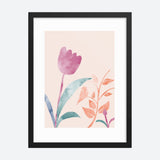 Boho-Flower Framed Galant Art