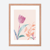 Boho-Flower Framed Galant Art